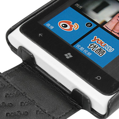 Noreve Tradition A Leather Case for Nokia Lumia 900 - Black
