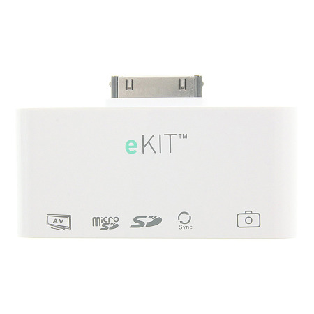 Kit de connexion eKit Appareil photo/Télé/Carte mémoire – iPads et iPhone 4S / 4