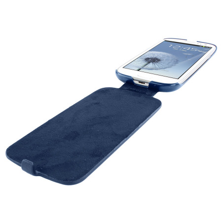 Originele Samsung Galaxy S3 Flip Case - Blauw