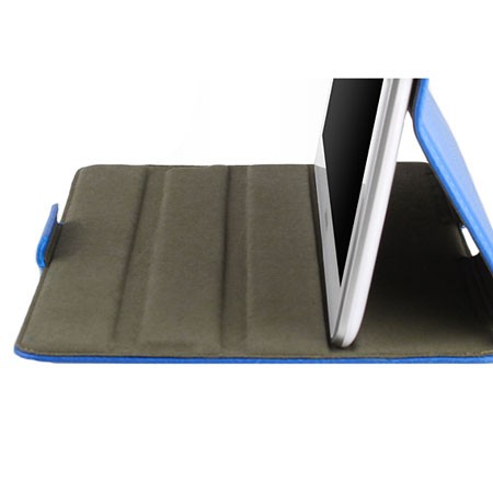Leather Style Book Case with Stand for Galaxy Tab 2 (10.1) - Blue