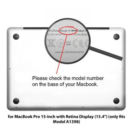 Olixar ToughGuard Satin MacBook Pro 15 with Retina Hard Case - Blac