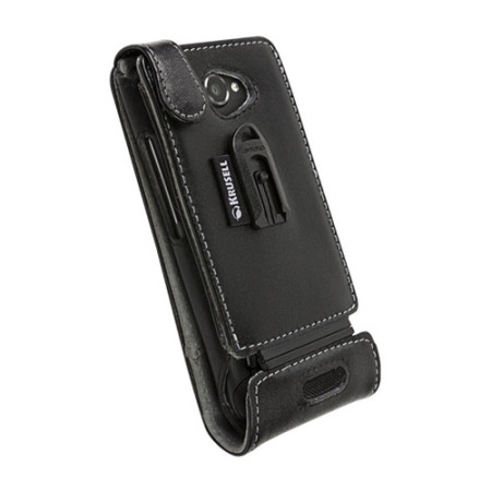 Krusell Orbit Flex Custodia In Pelle Per HTC Hero/T-Mobile G2 Touch – Con Multidapt, Slot Per Schede, Colore Nero