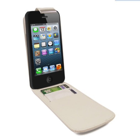iPhone 5S / 5 Flip Case - White
