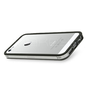 Heel gras doorboren Bumper Case For iPhone 5S / 5 - Black