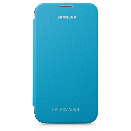 Genuine Samsung Galaxy Note 2 Flip Cover - Blue - EFC-1J9FBEGSTD