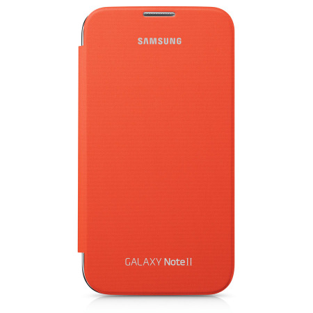 Flip Cover officielle Samsung Galaxy Note 2 EFC-1J9FOEGSTD – Orange