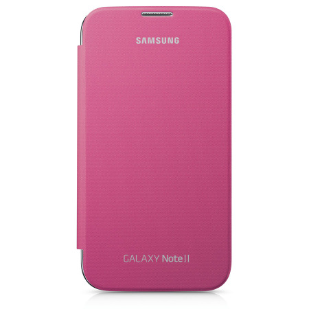 Genuine Samsung Galaxy Note 2 Flip Cover - Pink - EFC-1J9FPEGSTD