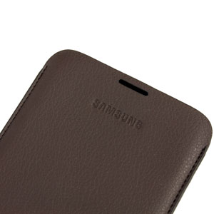Etui Samsung Galaxy Note 2 - EFC-1J9LDEGSTD - Marron foncé