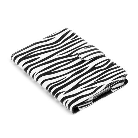 Adarga Book Kindle Paperwhite Case - Zebra