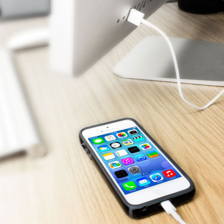 Olixar iPhone SE / 5S / 5C Lightning to USB Sync/Charge Cable - White