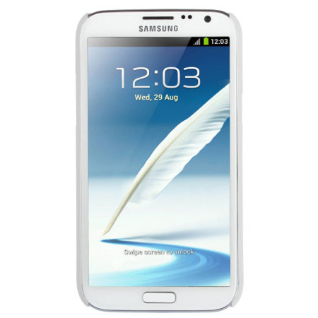 Ultra Thin Textured Hard Case for Samsung Galaxy Note 2 - White