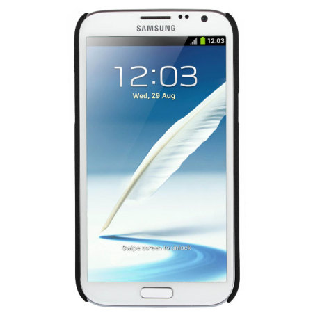 Ultra Thin Textured Hard Case for Samsung Galaxy Note 2 - Black