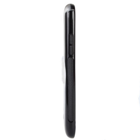 Coque Galaxy Note 2 FlexiShield Wave avec béquille – Blanche / Noire