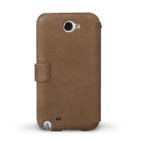 Zenus Neo Vintage Diary Case for Samsung Galaxy Note 2 - Brown