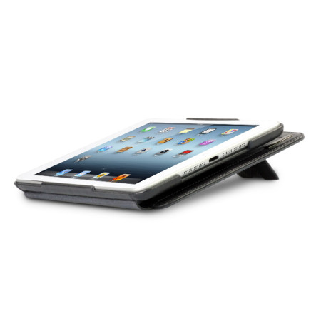 Funda iPad Mini 3 / 2 / 1 Zenus Neo Classic Diary - Gris Oscuro