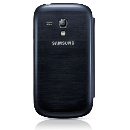 Genuine Samsung Galaxy S3 Mini Flip Cover - Blue - EFC-1M7FBEC