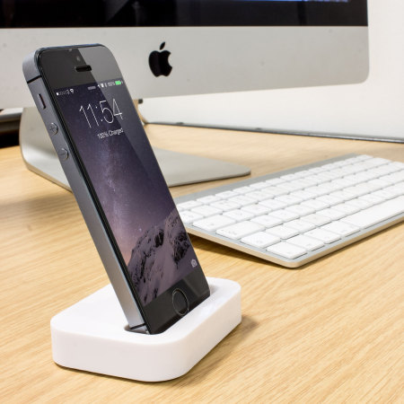 Dock iPhone 5S / 5 Recharge et Synchronise - Blanc