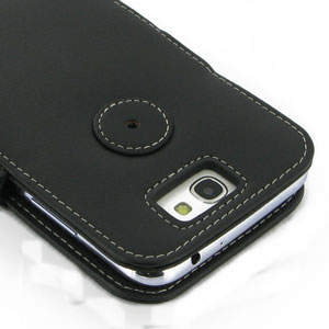 Leren Case voor Samsung Galaxy Note 2 - Boek Type Zwart