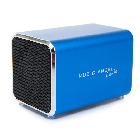 Music Angel Friendz Portable Stereo Lautsprecher in Blau