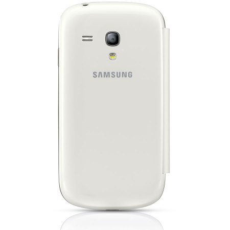 Flip Cover officielle Samsung Galaxy S3 Mini - EFC-1M7FWEC – Blanc 