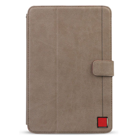 Housse iPad Mini 3 / 2 / 1 Zenus Masstige Color Point Folio–Beige