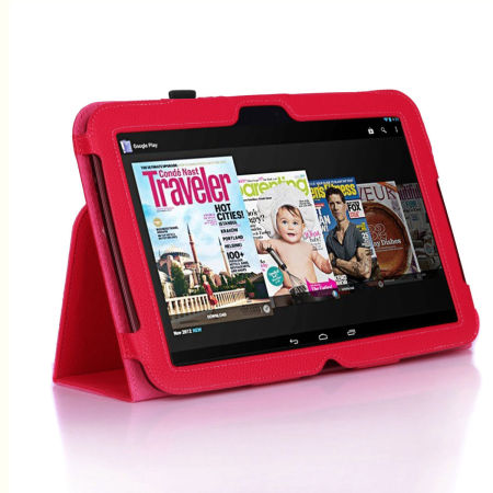 SD Stand and Type Case for Google Nexus 10 - Red