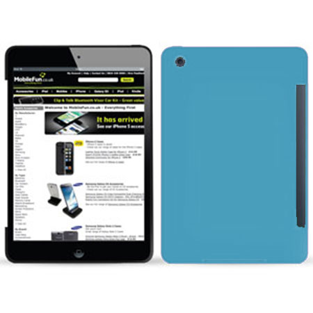 Coque iPad Mini 3 / 2 / 1 FlexiShield compatible Smart Cover - Bleue