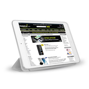 Smart Cover FlexiShield iPad Mini - Blanc givré