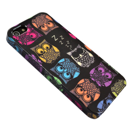Create and Case Hardcase for iPhone 5S / 5 - Sherbert Owls