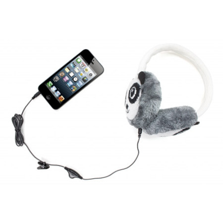 KitSound Audio Earmuff Headphones - Panda