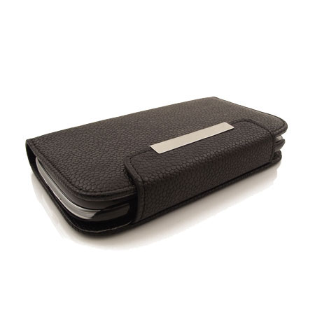 Leather Style Wallet Case for Google Nexus 4  - Black