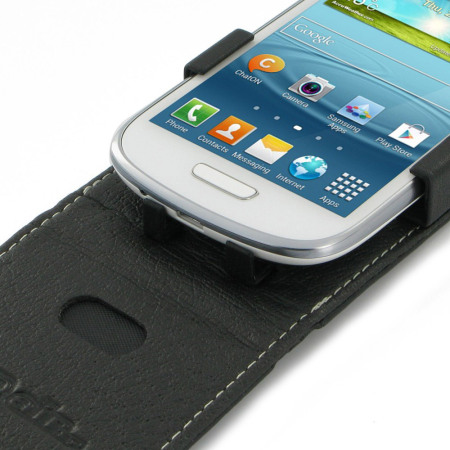 Funda Samsung Galaxy S3 Mini de cuero con tapa PDair 