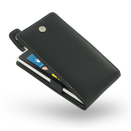 PDair Leather Flip Case for Nokia Lumia 920 - Black