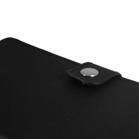 Housse Google Nexus 4 Portefeuille Style cuir - Noire