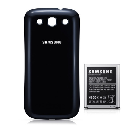 Kit Batterie Galaxy S3 d'origine Samsung Extended - 3000 mAh - Noire