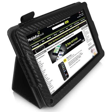 SD TabletWear Stand and Type Case - Amazon Kindle Fire -Koolstof Zwart