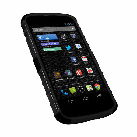 ArmourDillo Hybrid Protective Case for Google Nexus 4 - Black