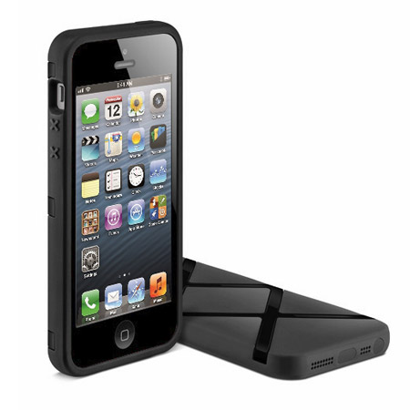 SwitchEasy Bonds Hybrid Case for iPhone 5S / 5 - Black