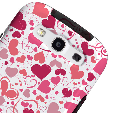 Case-Mate Barely There Valentines voor Samsung Galaxy S3 - White Heart
