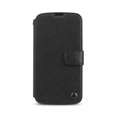 Housse Google Nexus 4 Zenus Minimal Diary Series - Noire