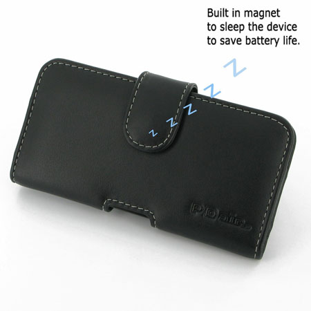 PDair Horizontal Leather Pouch Case - Blackberry Z10