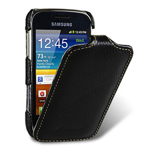 Melkco Leather Flip Case for Galaxy Mini 2 - Black