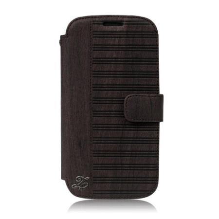 Zenus Masstige Woodlot Case For Samsung Galaxy S3 - Black Chocolate
