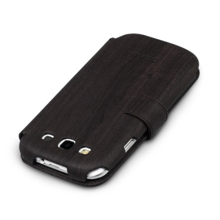 Zenus Masstige Woodlot Case For Samsung Galaxy S3 - Black Chocolate