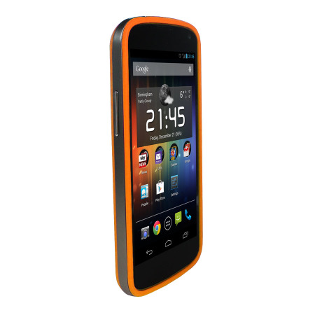 GENx Hybrid Bumper Case for Google Nexus 4 - Orange