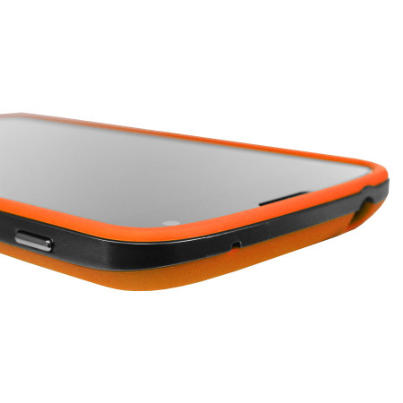 GENx Hybrid Bumper Case for Google Nexus 4 - Orange
