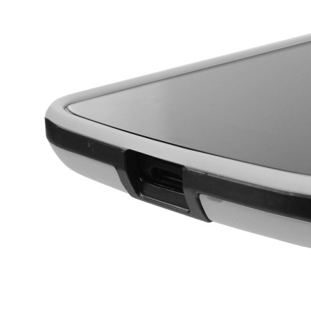 GENx Hybrid Bumper Case for Google Nexus 4 - White