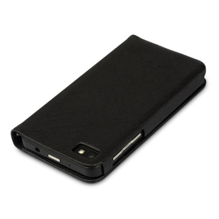 Zenus Blackberry Z10 Minimal Diary Series Case - Black