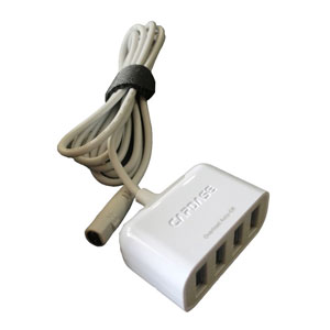 Capdase Porto V4 Quartet USB Power Adapter - White