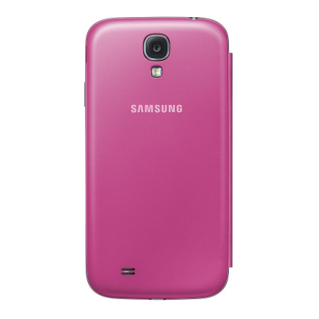 Genuine Samsung Galaxy S4 Flip Case Fodral - Rosa